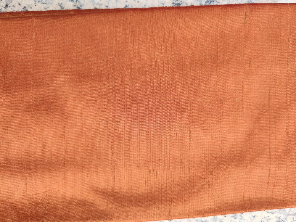 Färgförändrande siden dubbla palats tyg shantung siden rår siden thai siden bra lustar dupion tyg guld rosa färg: 140cm rödbrun