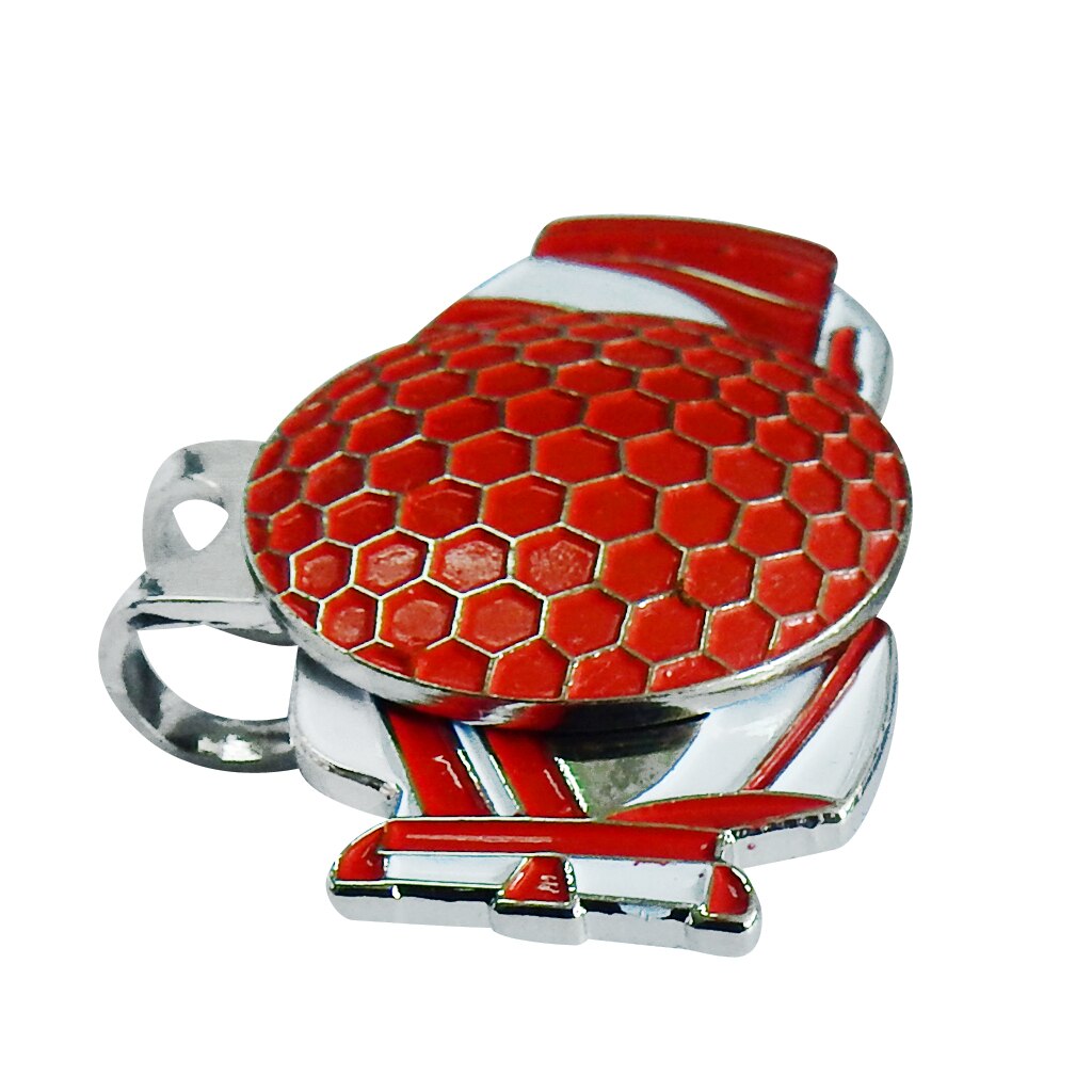 Sæt  of 2 stykker golfmarkører med magnetisk golfhatclips fantastisk golfspiller og golftilbehør