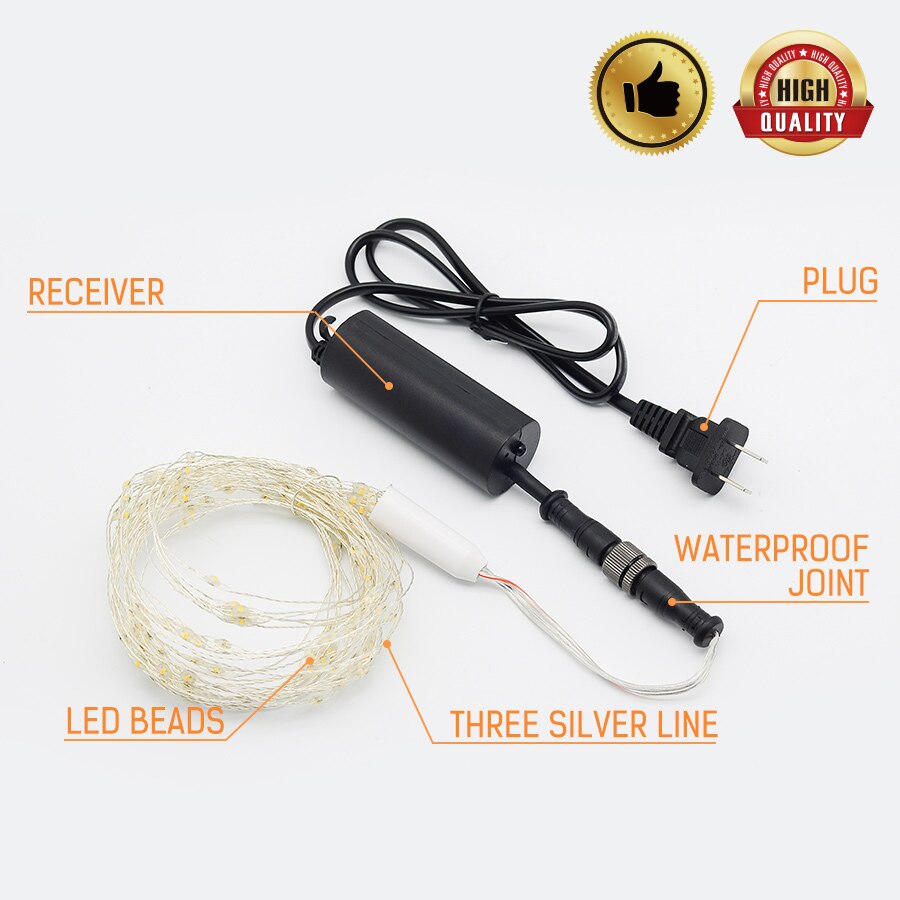 145CM LED Fairy Light Music Control Remote Control Multifunction Led String Light Lamp 6*20LEDS Waterproof Christmas LED