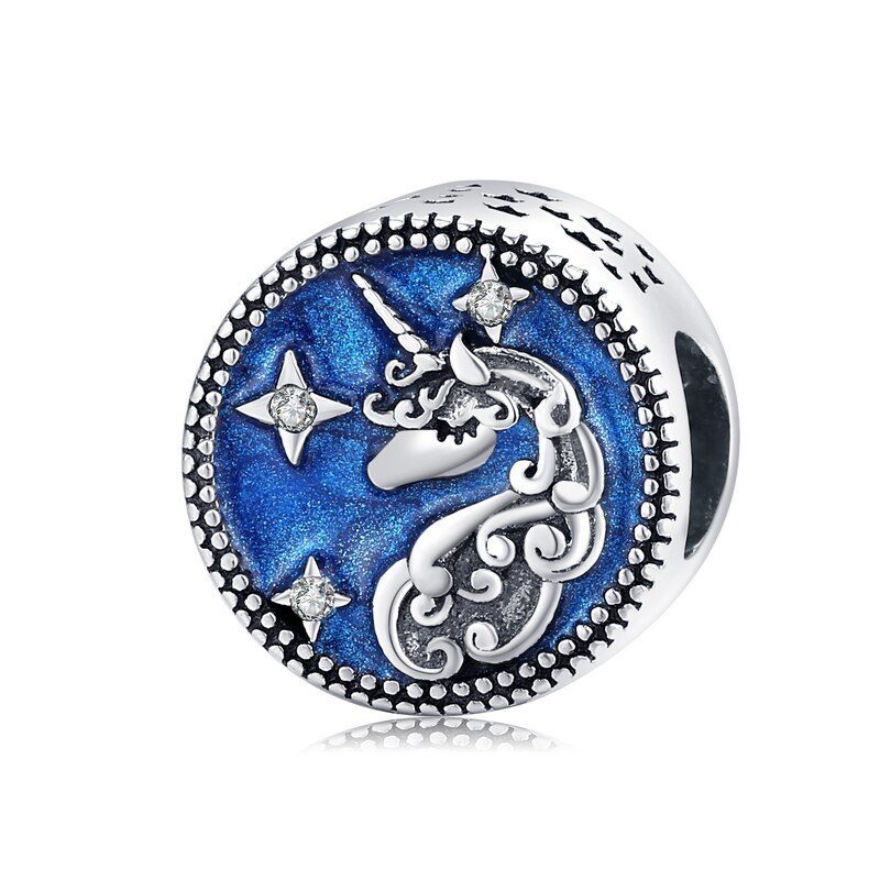 Cactus charme 925 prata esterlina cz unicórnio coração arco-íris garrafa encantos cactus charme ajuste encantos pulseira prata 925 jóias finas: EFC230