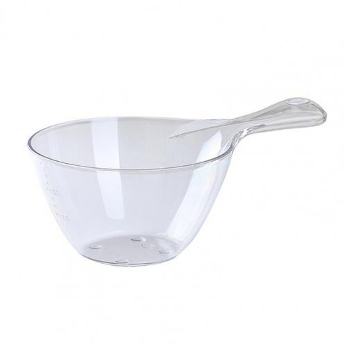 Louche à eau en plastique Transparent, 1 pièce, cuillère à eau épaissie de grande capacité, louche à eau transparente pour le jardin, fournitures de cuisine: B Transparent