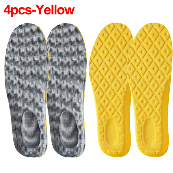 Latex Memory Foam Insoles for Men'S Soft Foot Support Shoe Pads Soft Breathable Orthopedic Sport Insole Feet Care Insert Cushion