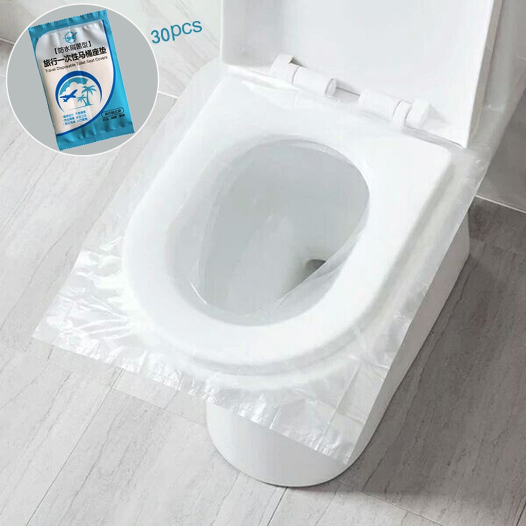 30 pièces jetables papier toilette hôtels universel toilette autocollant siège couverture affaires voyage tabouret ensemble santé sécurité protection #25: Default Title