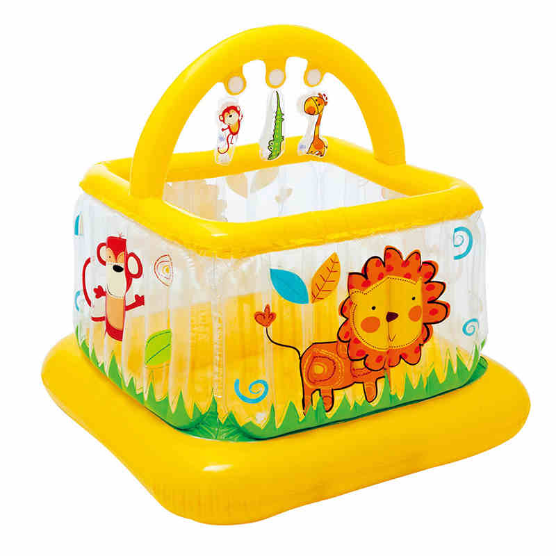 trampoline inflatable bouncer bouncy castle jumping bed Inflatable baby Trampoline with Enclosure Net