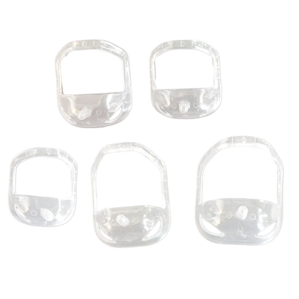 5x Template, Beard Shaping Tool Template Shaper Guide for Lineup & Edging Stencil Styling: Clear