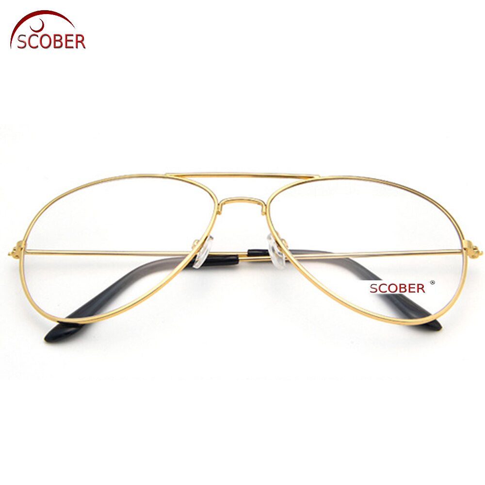 Progressive Multifocal Reading Glasses Europe America Trend Retro Pilots Eyeframe See Near And Far TOP 0 ADD +1 To +4