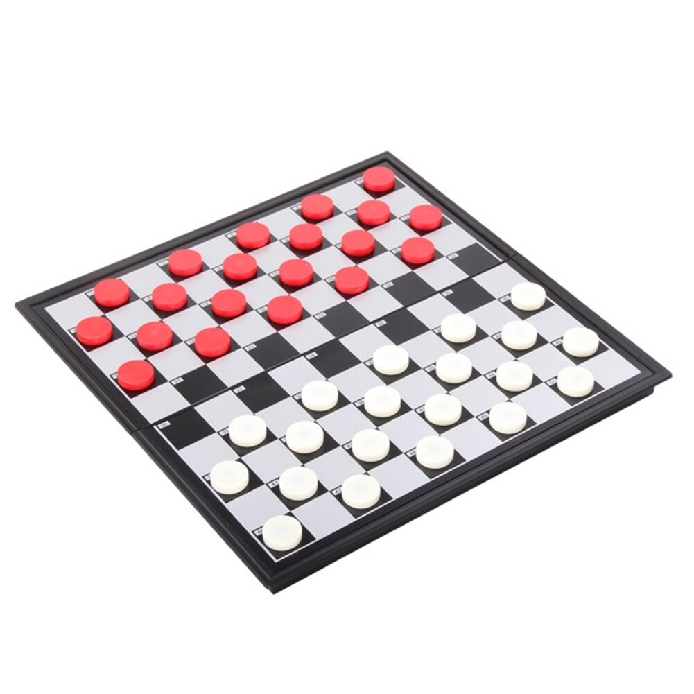 Opvouwbare Magnetische Checkers Game Board Kids Volwassenen Amusement Intelligentie Speelgoed