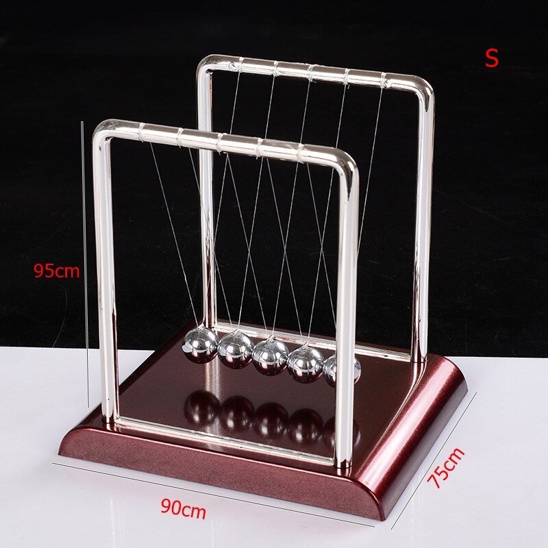 Newton Slinger Balans Bal Roterende Perpetual Motion Fysieke Science Pendulum Toy Natuurkunde Tumbler Craft Thuis Decortion: square small