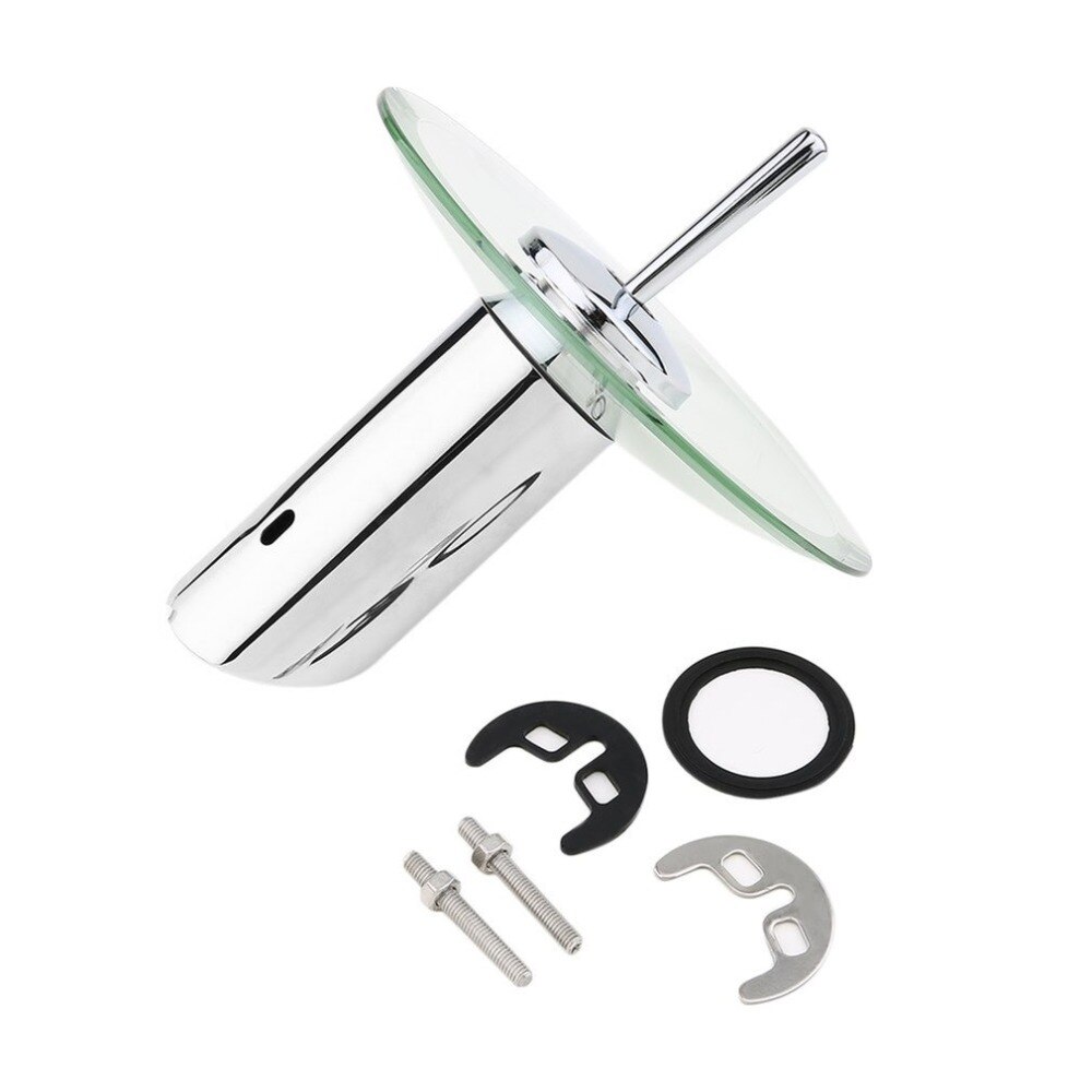 Vattenfilter badrum diskbänk rund vattenfall kran mässing krom handfat kran enstaka handtag och kall blandare