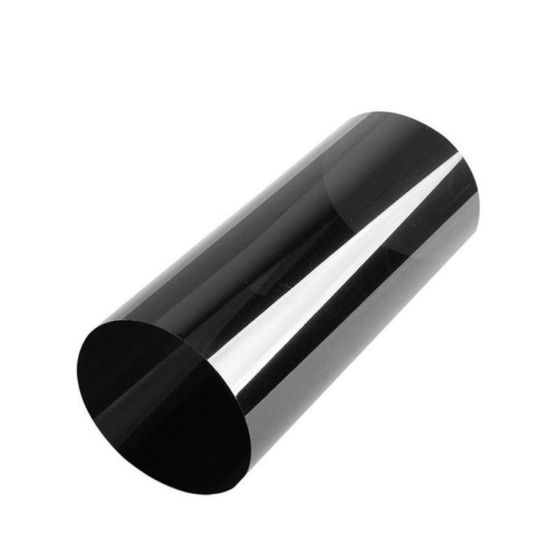 de película opaca para Ventana Clásica delicada de 20x150cm, película tintada de ventana de coche negra, película opaca para ventana, verano 5%, vidrio para ventanas automáticas, protección Solar