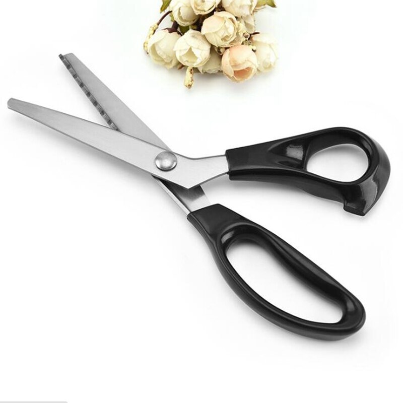 Zig Zag Cut Scissors For Sewing Tailor Dressmaking Scissors Shear Pinking Leather Craft Fabric Cutting Blade Cloth DIY Handmade