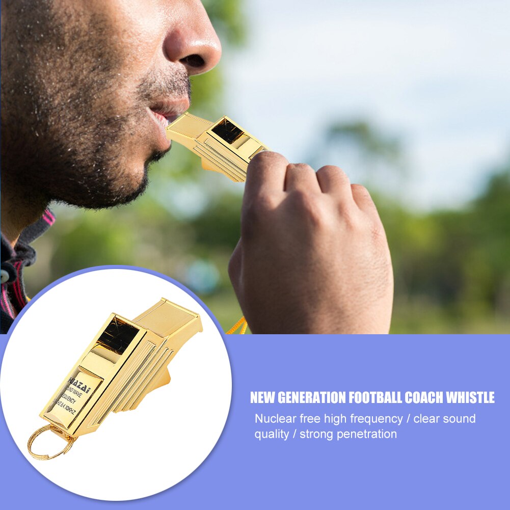 Portable Referee Whistle Kit Finger Clip Teeth Guard Rope Storage Box Set Whistle Training School Soccer Football Outdoor sports