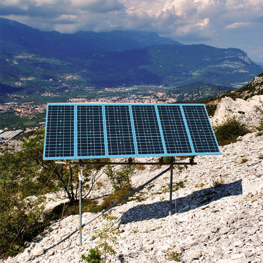 100w Flexible Solar Panel 12v mono Solar cell charger 5v usb for mobilephone Outdoor Cycling Climbing Hiking Camping 12v Battery