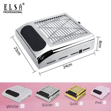 80W Sterke Macht Nail Dust Collector Nail Fan Art Salon Apparatuur Zuig Dust Collector Machine Stofzuiger Ventilator In ru Voorraad