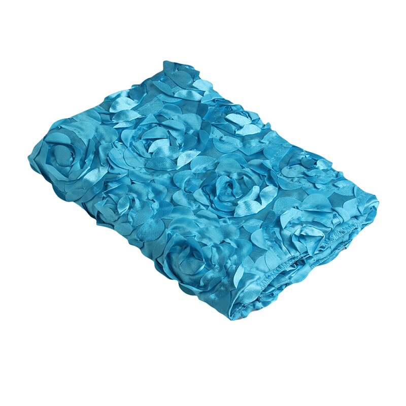 Bébé photographie couverture -né bébé 3D photographie accessoires tapis Photo Rose fleur toile de fond couverture: Dark Blue