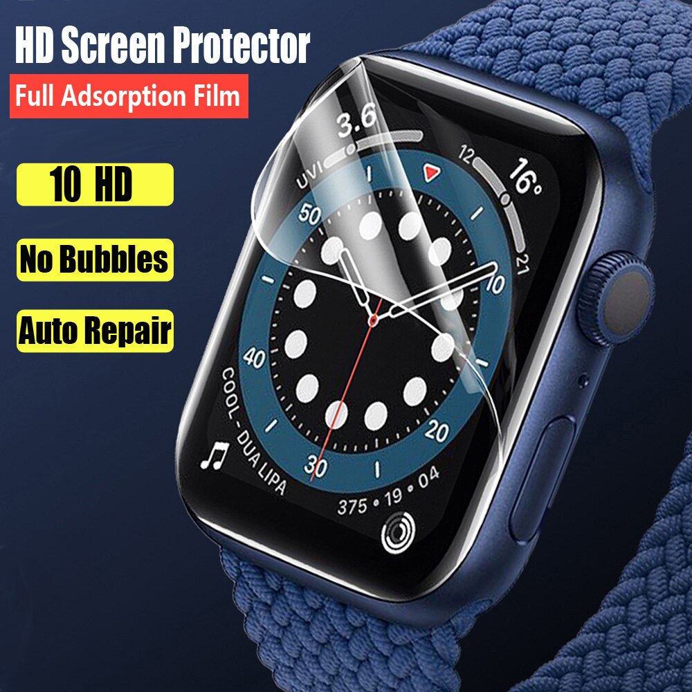 HD Film For Apple Watch Screen Protector 45mm 41mm Not tempered Glass) iWatch Protector Apple watch series 7