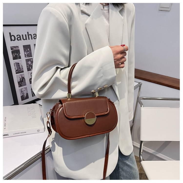Merk schoudertas voor dames stijlvolle crossbodytassen pu-leren handtassen mini dames pures dames messenger bag  b289