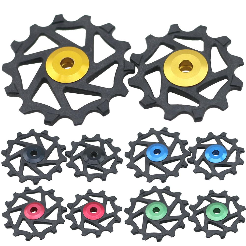 Rueda de polea de rodamiento de cerámica 12T 14T para Shimano XTR M9000 M980 M8000 piezas de repuesto para accesorios de bicicleta