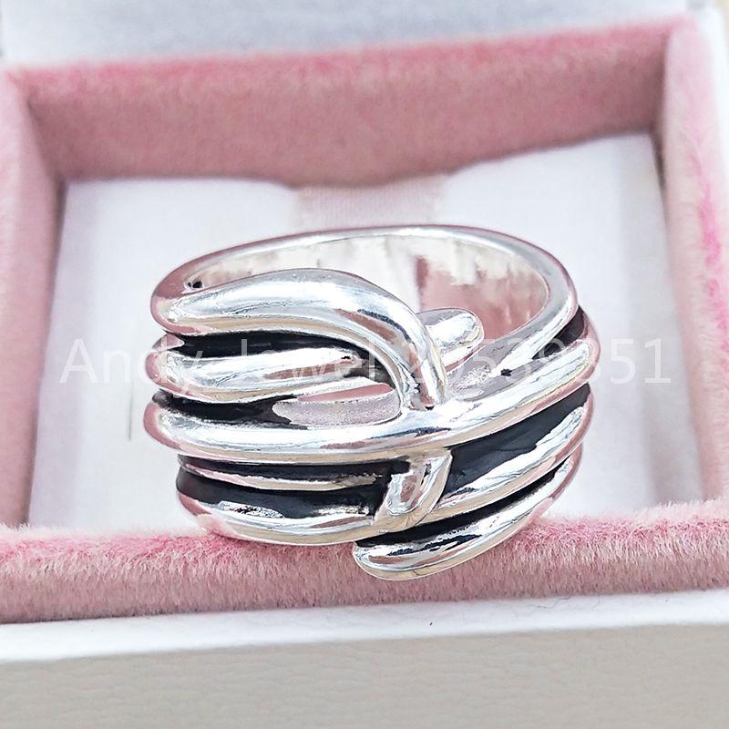 Authentic Men Women Trenzado Friendship Rings For Women UNODE50 Plated Jewelry Fits European Style Men Ring ANI0597MTL000