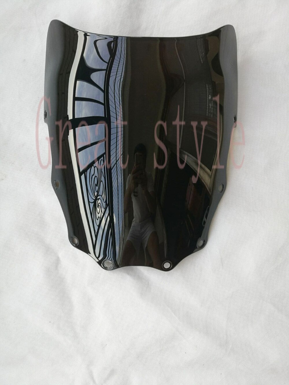 pour Kawasaki Ninja 500R EX500 GPZ500 1987 ABS vélo moto/moto pare-brise/pare-brise noir