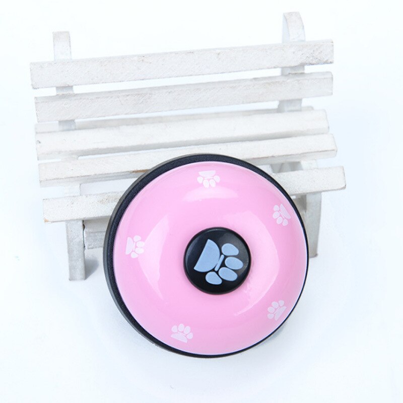 Funny Pet Training Bel Hond Speelgoed Leuke Footprint Ring Kleine Puppy Training Call Bell Diner Trainer Bell
