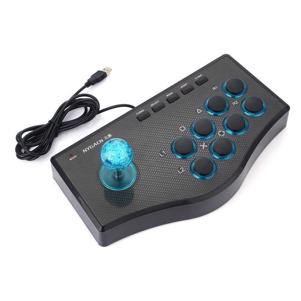 Usb Wired Game Controller Game Rocker Arcade Joystick Usbf Stick Voor PS3 Computer Pc Gamepad Gaming Console: Default Title