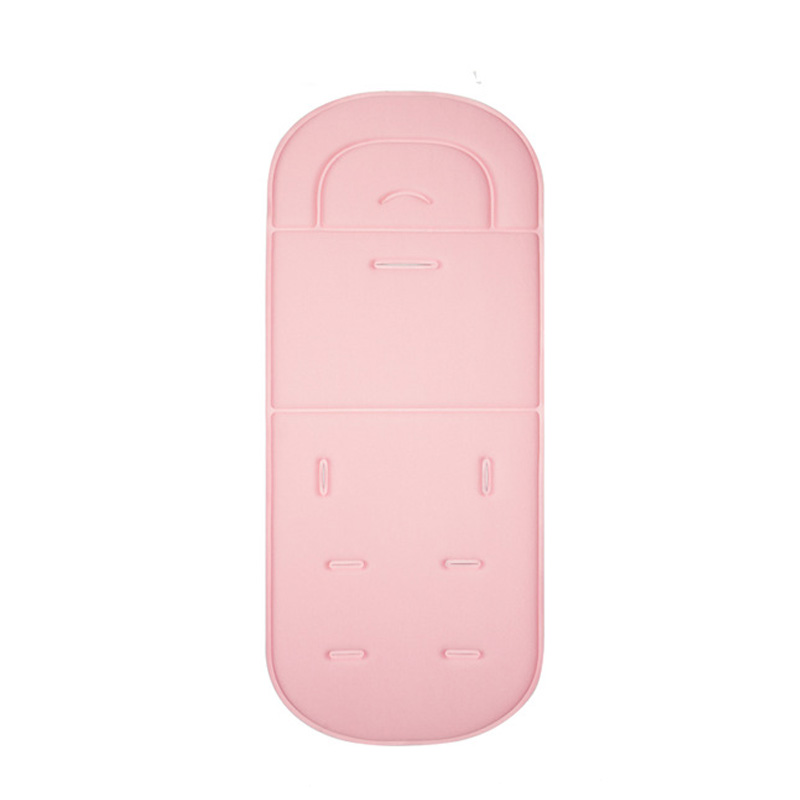 Baby Stroller Seat Cushion Kids Pushchair Car Cart High Chair Seat Trolley Soft Mattress Baby Stroller Cushion Pad Accessories: Pink