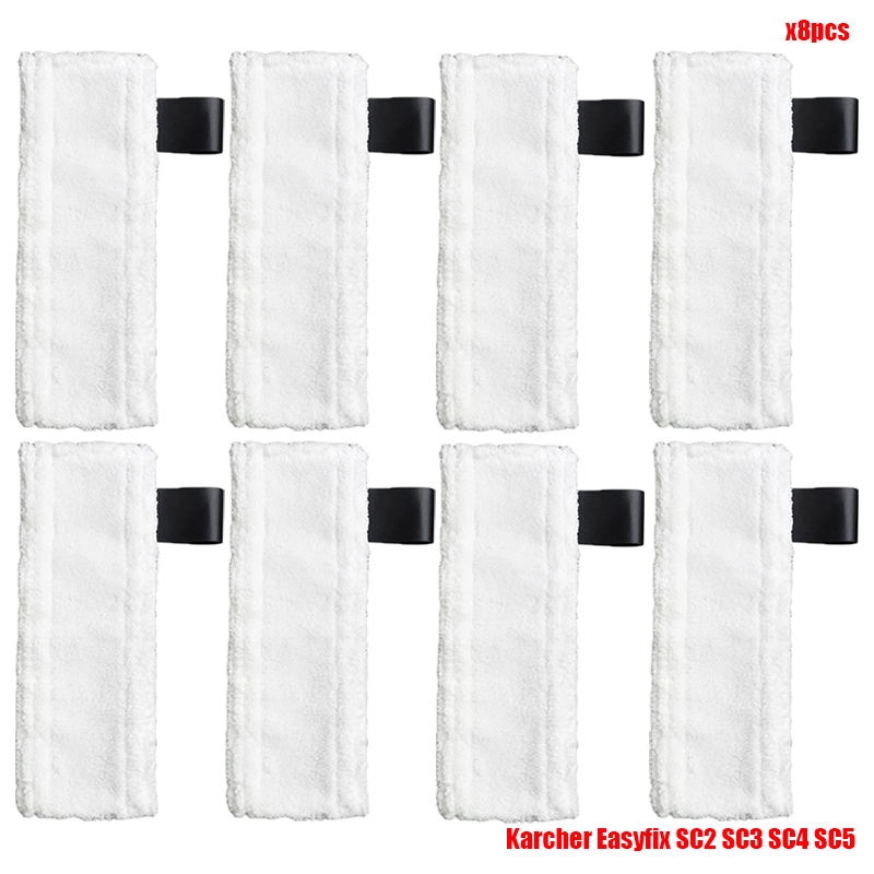 For Karcher Easyfix SC2 SC3 SC4 SC5 Vacuum Cleaner Microfiber Cleaning Pad Cover Steam Mop Brush Head Powerful Nozzle Parts: Dark Grey