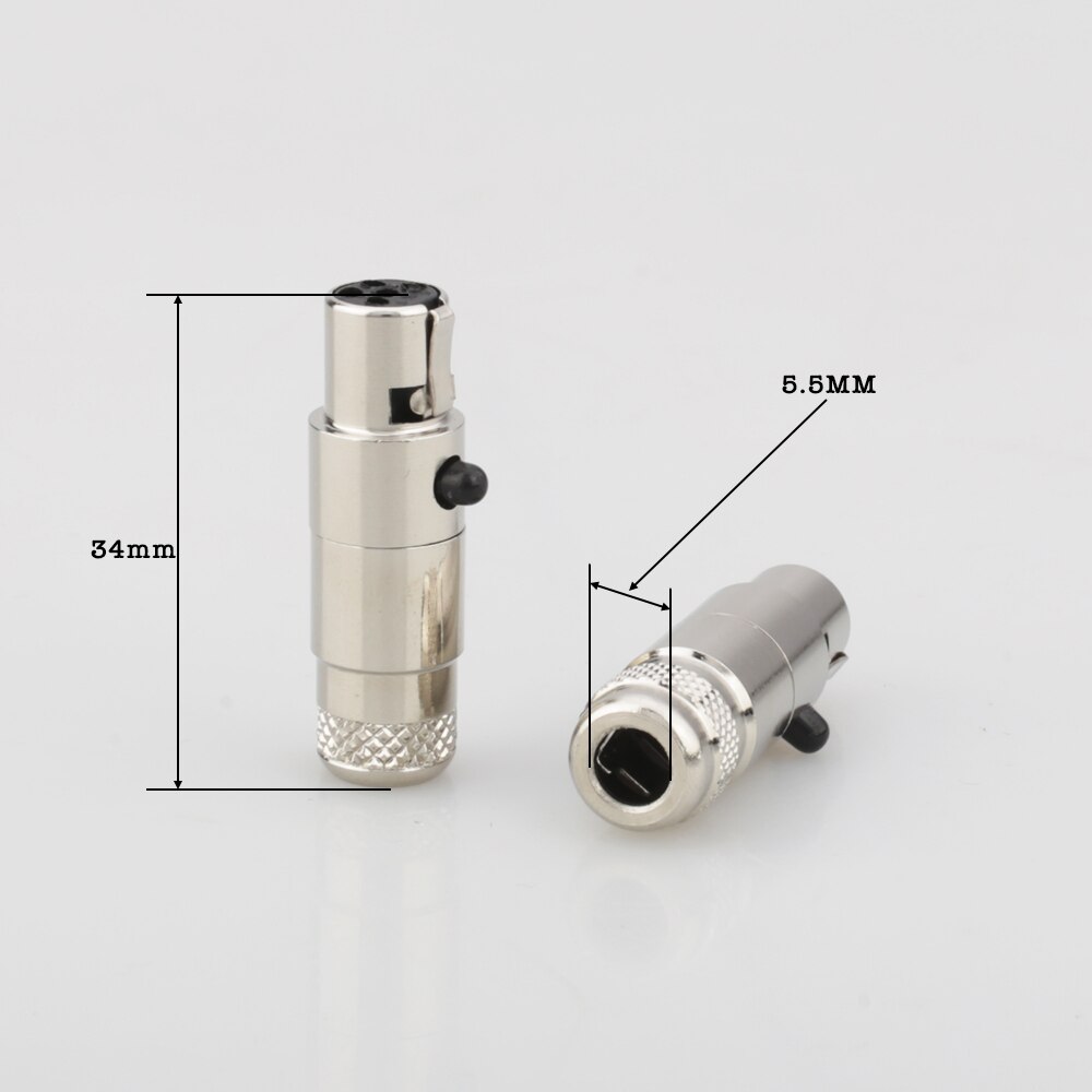 2 stücke Audiocrast HP009 5 Stift Weibliche Jack Mini XLR Audio- Mikrofon Verbinder MIC Adapter Tini TA5F Q-G