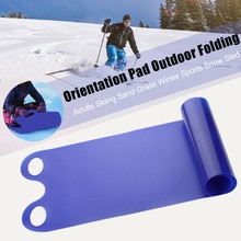 Winter Sports Kids Heavy Duty Adults Skiing Outdoor Folding Thickened Roll Up Snow Sled Toboggan Orientation Pad Anti Skid