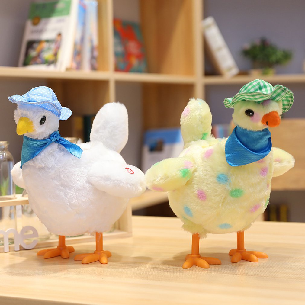 Un pollo divertido pollo de juguete gallina ponedora huevo Shocked broma niño Anti-estrés Gadget juego divertido interior o al aire libre