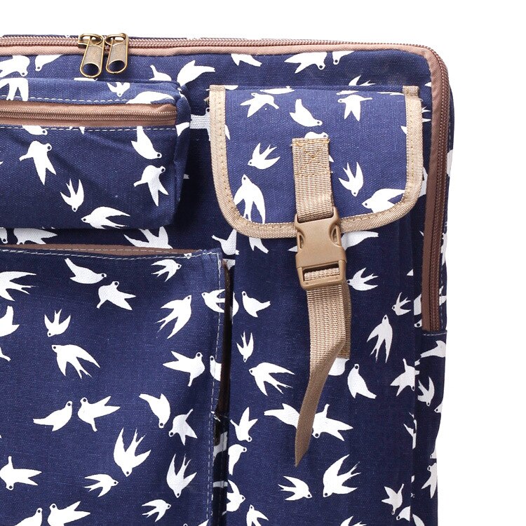 Draagbare 4k multifunctionele canvas schetsboek tas tekenbord hoes schilder tas rugzak tas reis kunst set 66cm