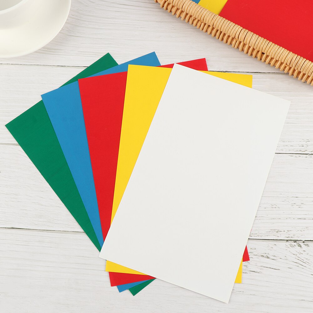Paño de papel de carbono soluble en agua de colores, revestimientos orgánicos, papel A4 para trazar, accesorios de costura de transferencia de dibujo, 10 piezas