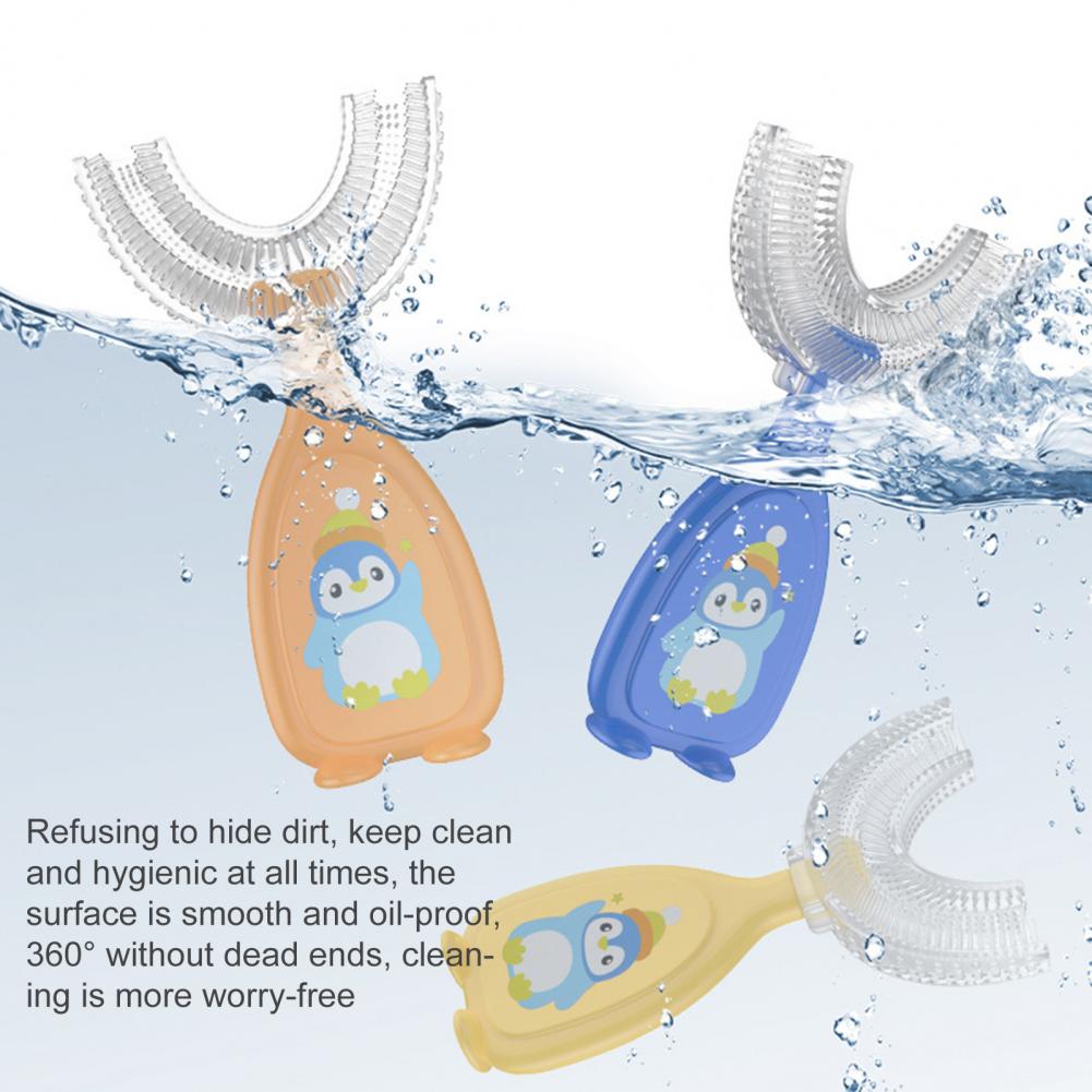 Kids Tandenborstel Pp Handvat 360 Graden Reiniging Draagbare Baby U Vorm Tandenborstel Voor Gum Care