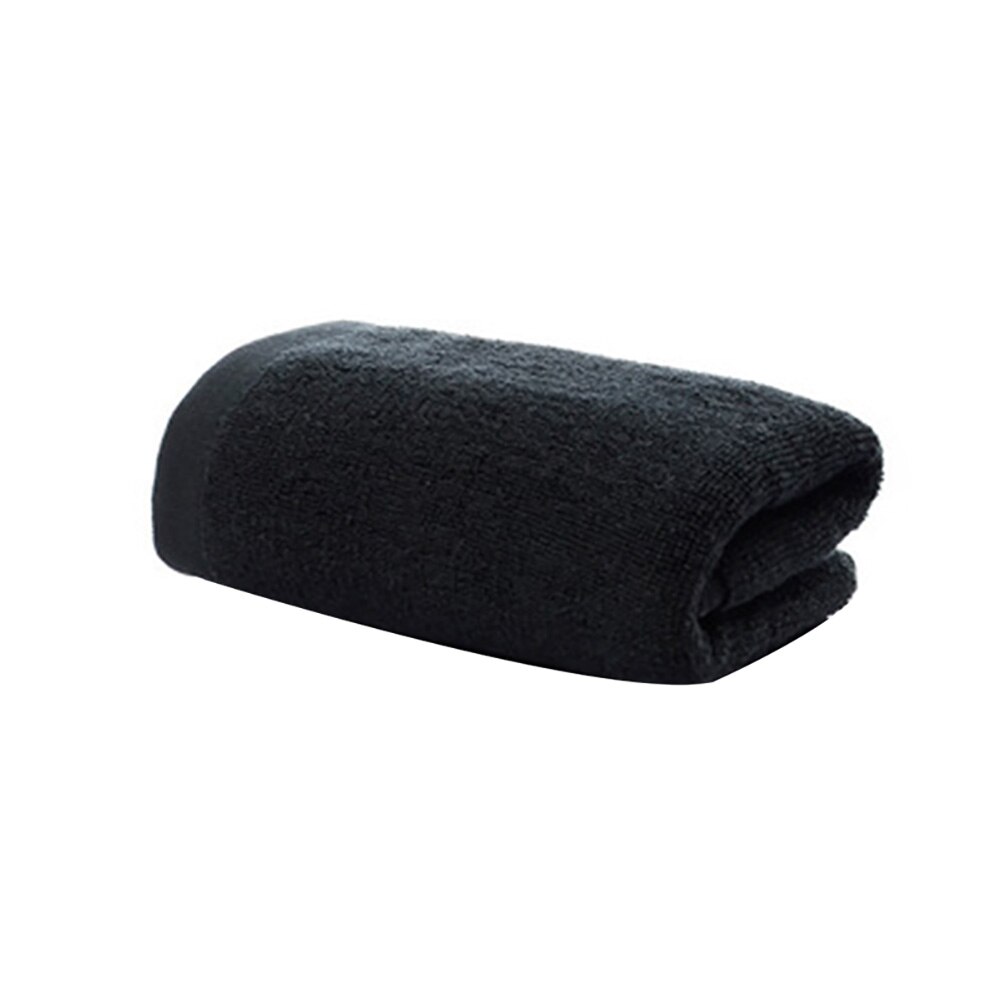 Zwart Badhanddoek Pure Katoen Zachte Handdoek Voor Badkamer Hotel Machine Wasbaar BOM666: 100g Towel