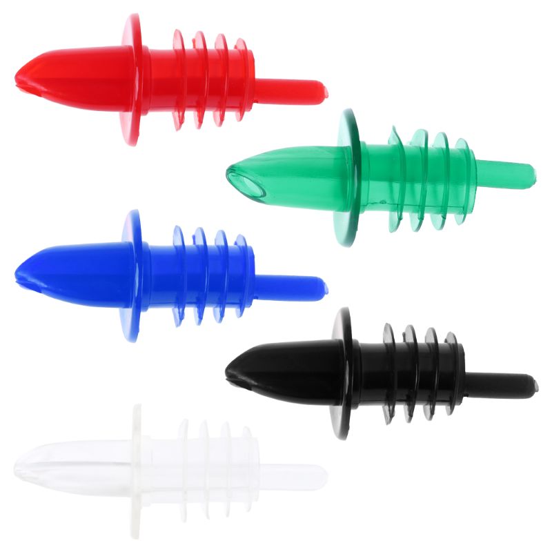 Plastic Liquor Spirit Wine Bottle Pour Free Flow Pourer Stopper Cocktail Drinks