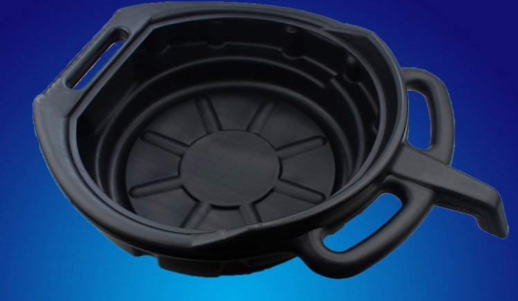 10L PE plastic olie wastafel tool disk onderdelen, cleaning disc plaat wassen afval olie pan, auto Wasmachine