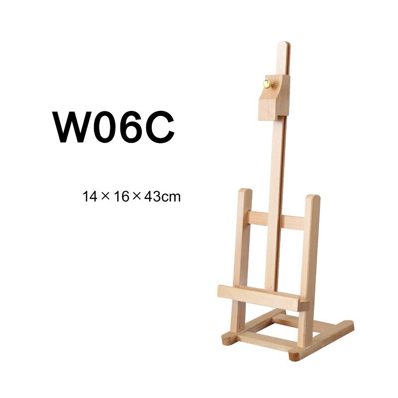 Mini Caballete De Pintura al óleo para artista, Caballete De madera para Pintura De acuarela, accesorios De Pintura, Lienzo: W06C