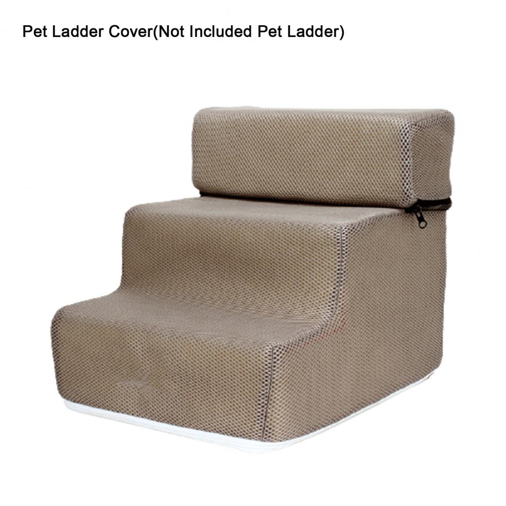 Useful Replacement Bright Color Washable Climbing Ladder Case for Small Animal Pet Ladder Cover Pet Steps Case: Coffee 1