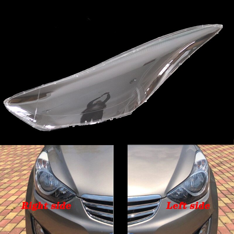 Voor Hyundai Elantra Avante 12-15 koplampen cover koplampen shell transparante cover koplamp schelpen glas lampenkap