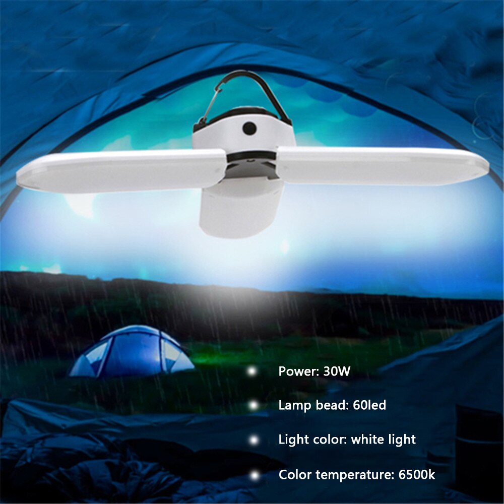 Camping Tent Lantaarn 60LED Solar Licht Draagbare Licht Camping Licht Usb Oplaadbare Workshop Lamp Nood Camping Licht Lamp