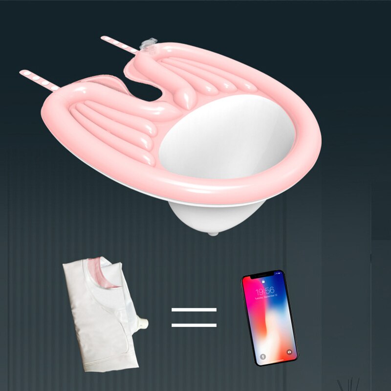 Bassin de shampoing gonflable en PVC, outils de lavage des cheveux, coussin d&#39;ailes d&#39;ange pour femmes enceintes, évier de lavage pliable Portable en plein air