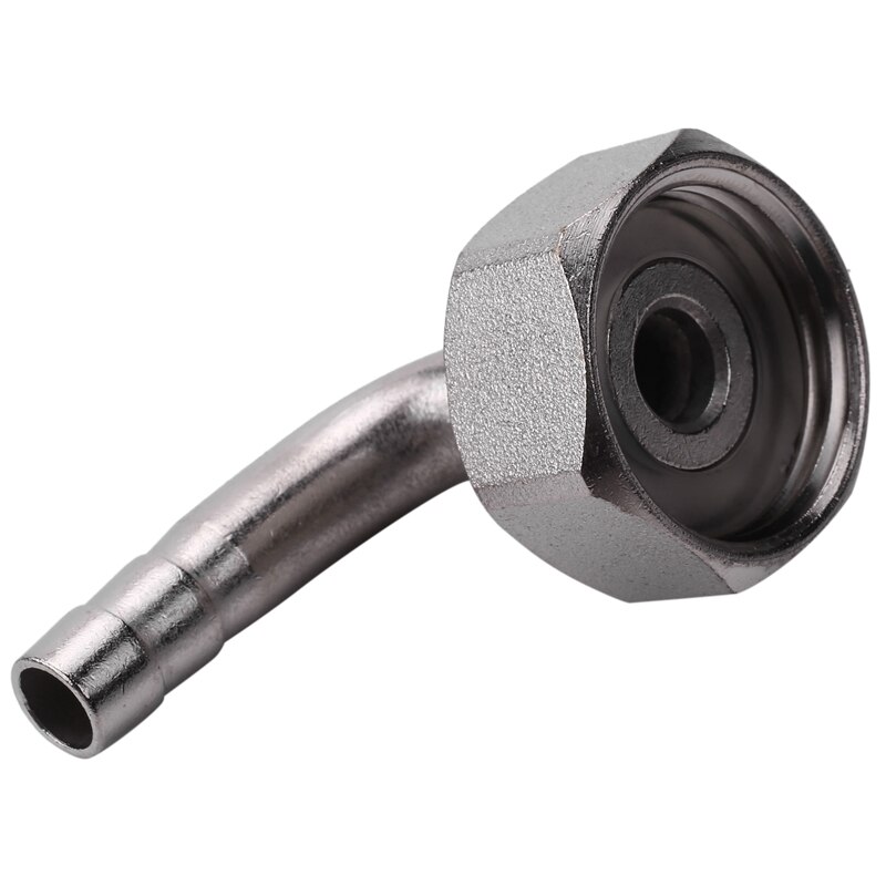 Grifo de cerveza con mango de 8mm, grifería con codo de barbero, placa cromada, vástago de latón, G5/8 para Barril ajustable, dispensador de cerveza para elaboración en casa