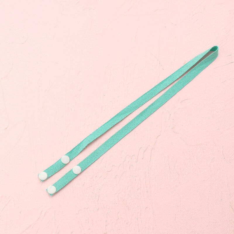 Cuerda colgante para mascarilla, cordón de Color sólido para máscara facial, soporte de cadena sin huellas para colgar en la oreja, para exteriores, para niños y adultos: 08
