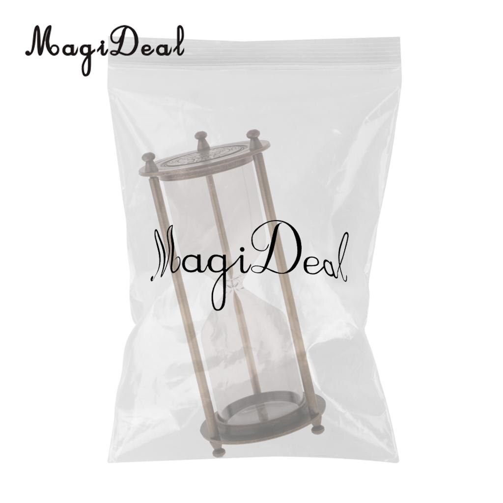 Magideal Helf Display Count Down Lege Zand Glas Zandloper Keuken Timer Draagbare 3 Min/5 Min/10 Min/15 Min/20 Minuut