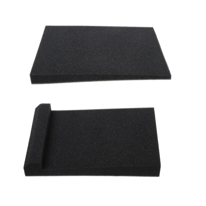 2 Stuks Spons Monitor Speaker Akoestische Isolatie Schuim Isolator Pads 30x20x4.5cm