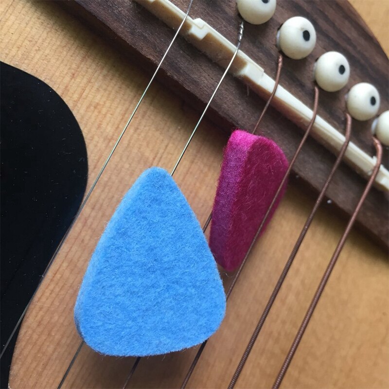 Ukelele plectrums vilten plectrums voor ukelele en gitaar ,8 stuks gitaarplectrums, multicolor