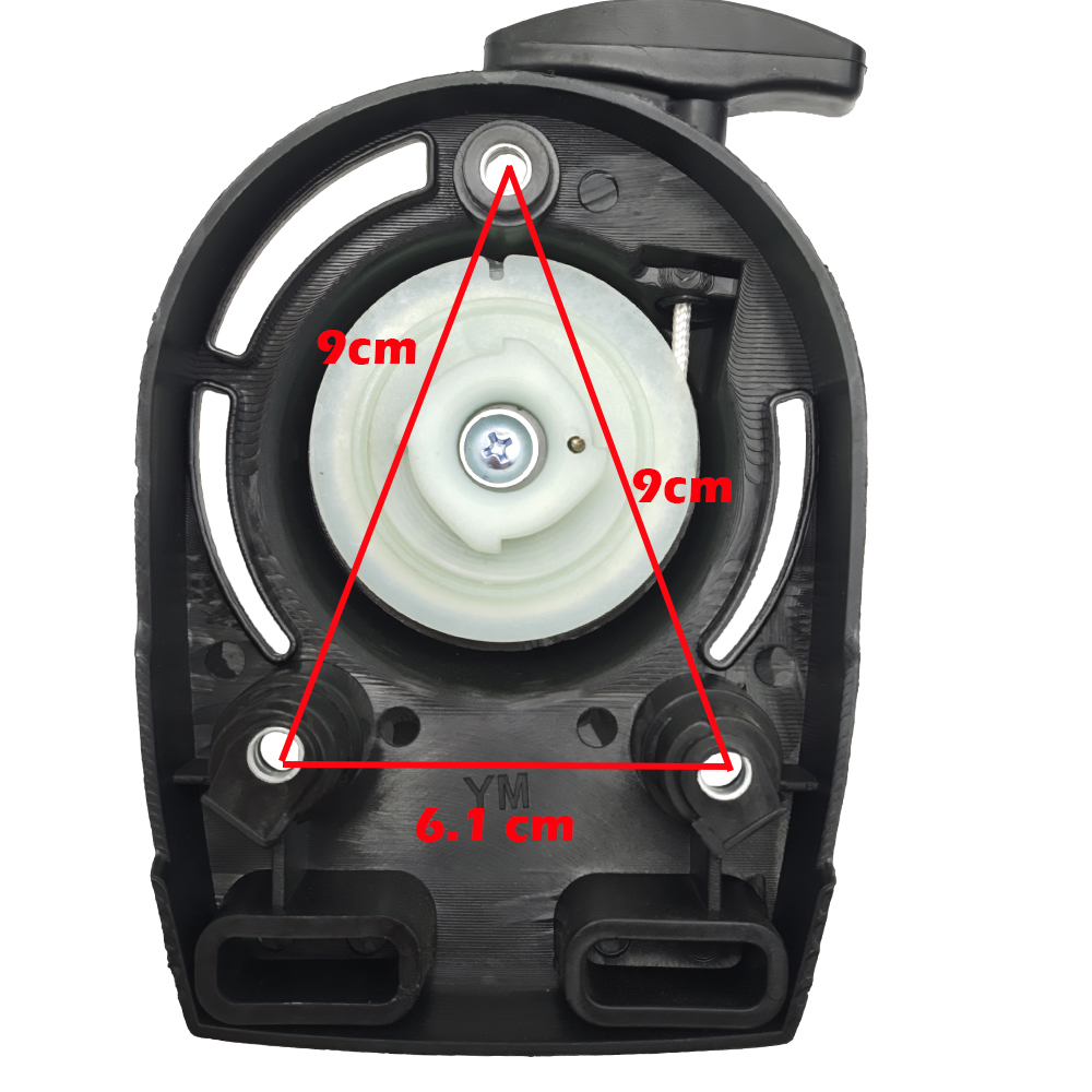 Universal Recoil Starter Pull Start Assembly for GX35 140 38CC 37.7CC Brush Cutter Lawn Mower Grass Trimmer Starter: Beige