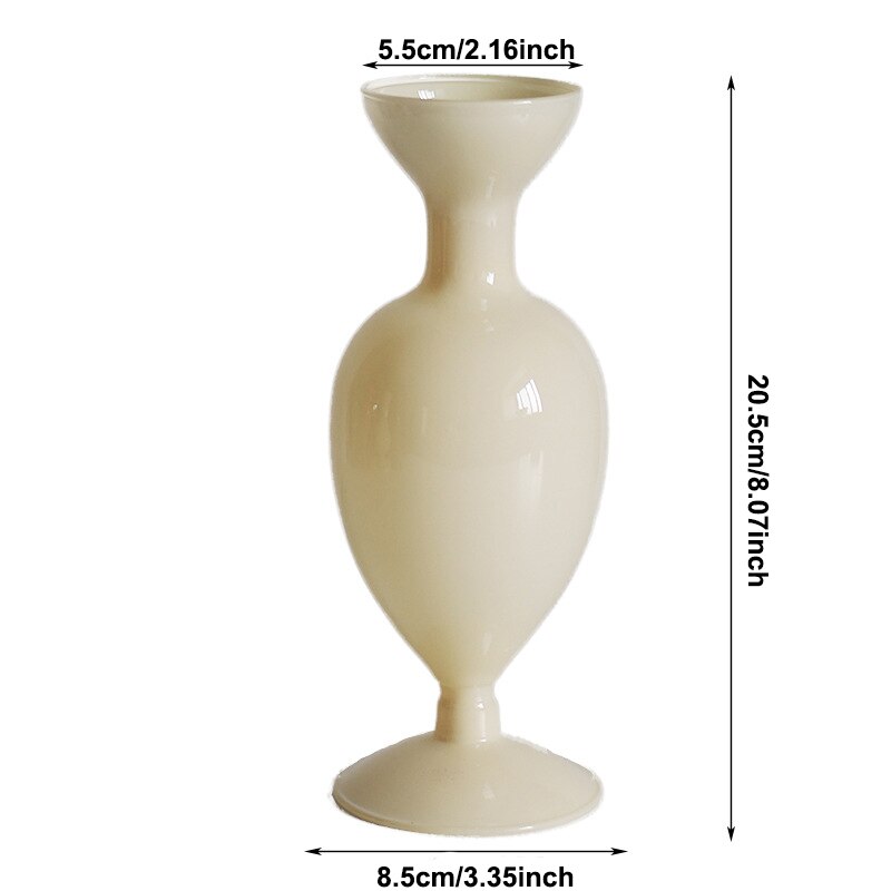 Vilead Glas nordisch Stil Vase Hydrokultur Terrarium Anlage Halfter Flasche für Heimat Sekretariat Balkon Wohnzimmer Hochzeit Esszimmer Dekor: D