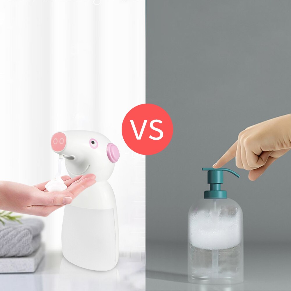 YCOO automatyczny dozownik robić mydła piankowego 330ml akumulator elektryczny czujnik podczerwieni dozownik robić mycia rąk dla sprytny Dom gabinet Dzieci